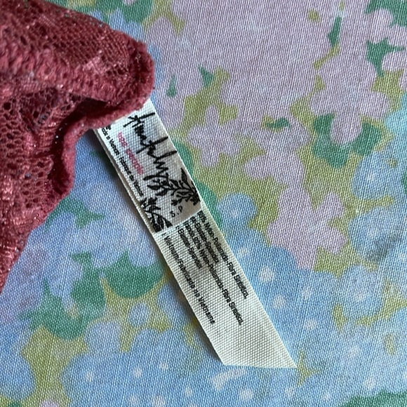 Free People | Intimately Evangelina Lace Crop Bralette Bra Sunset Pink Small - Picture 6 of 6